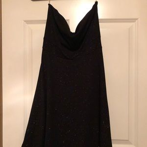 Black sparkling dress